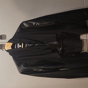Black Faux Leather Jacket